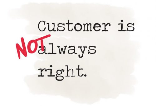 Customers are wrong 65% of time