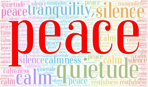 War is stressful, embrace peace