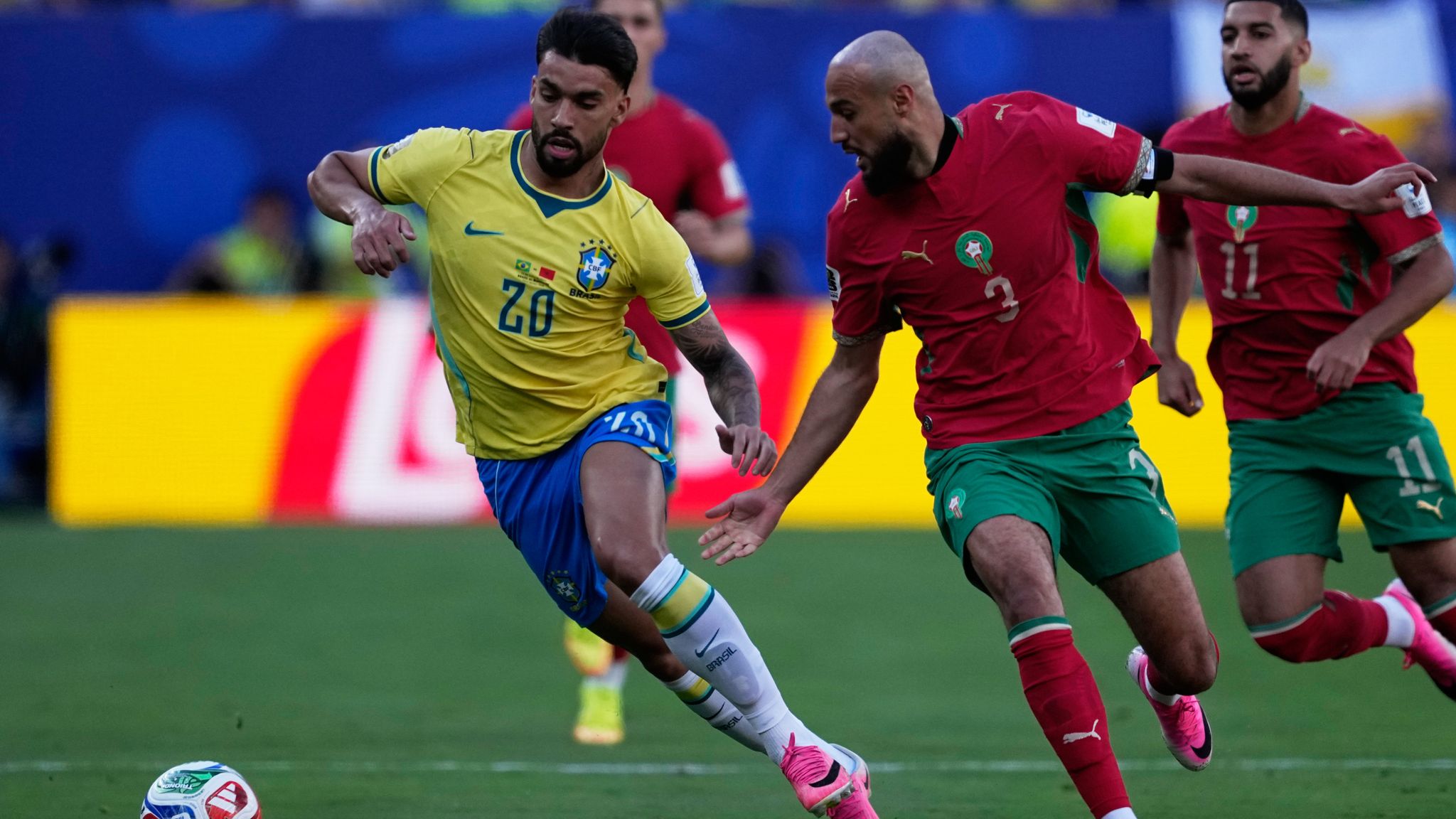 Brazil draw 1-1 with Morocco in their 2026 World Cup debut
