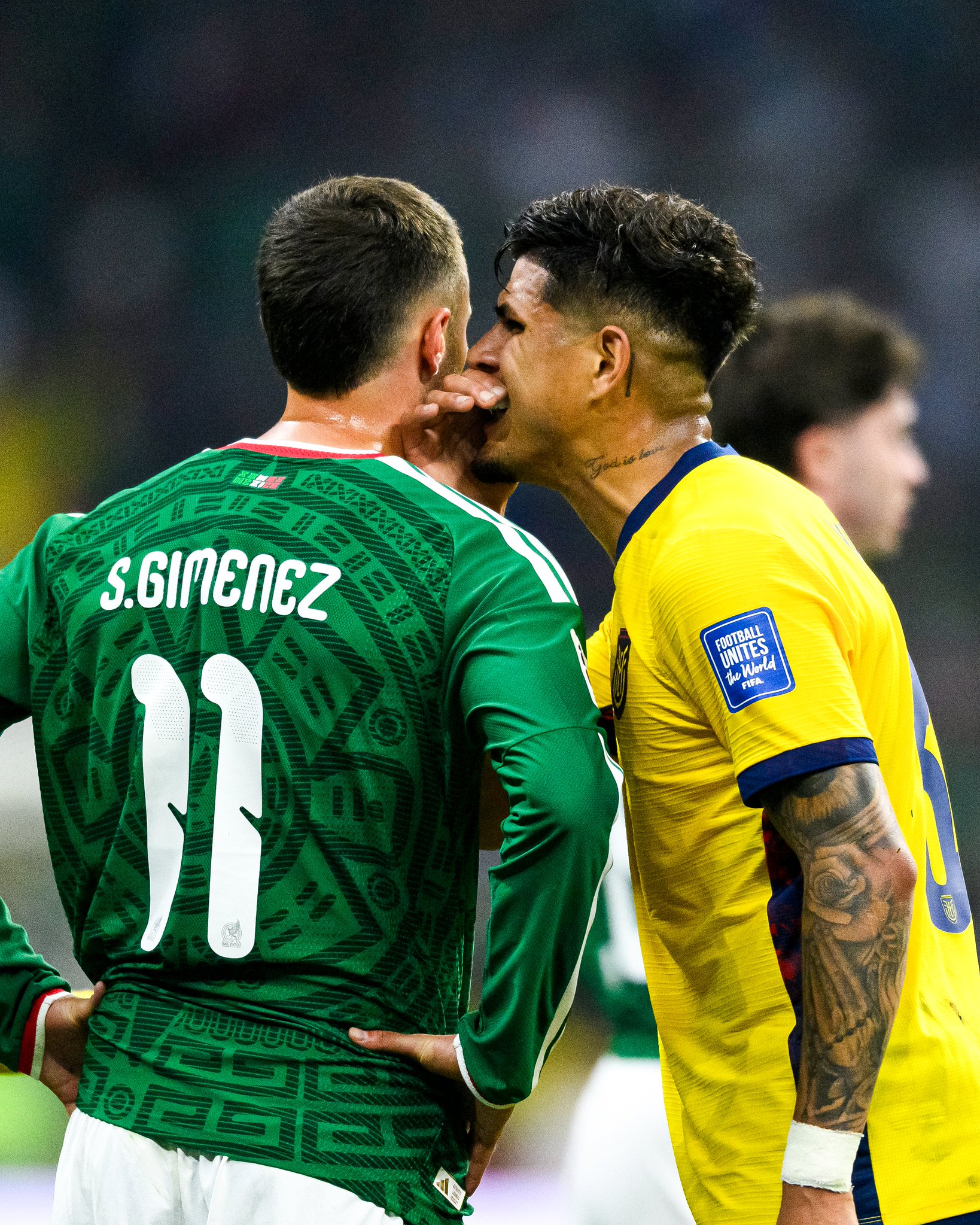 Mexico set up a likely England last-16 tie after 2:0 win over Ecuador
