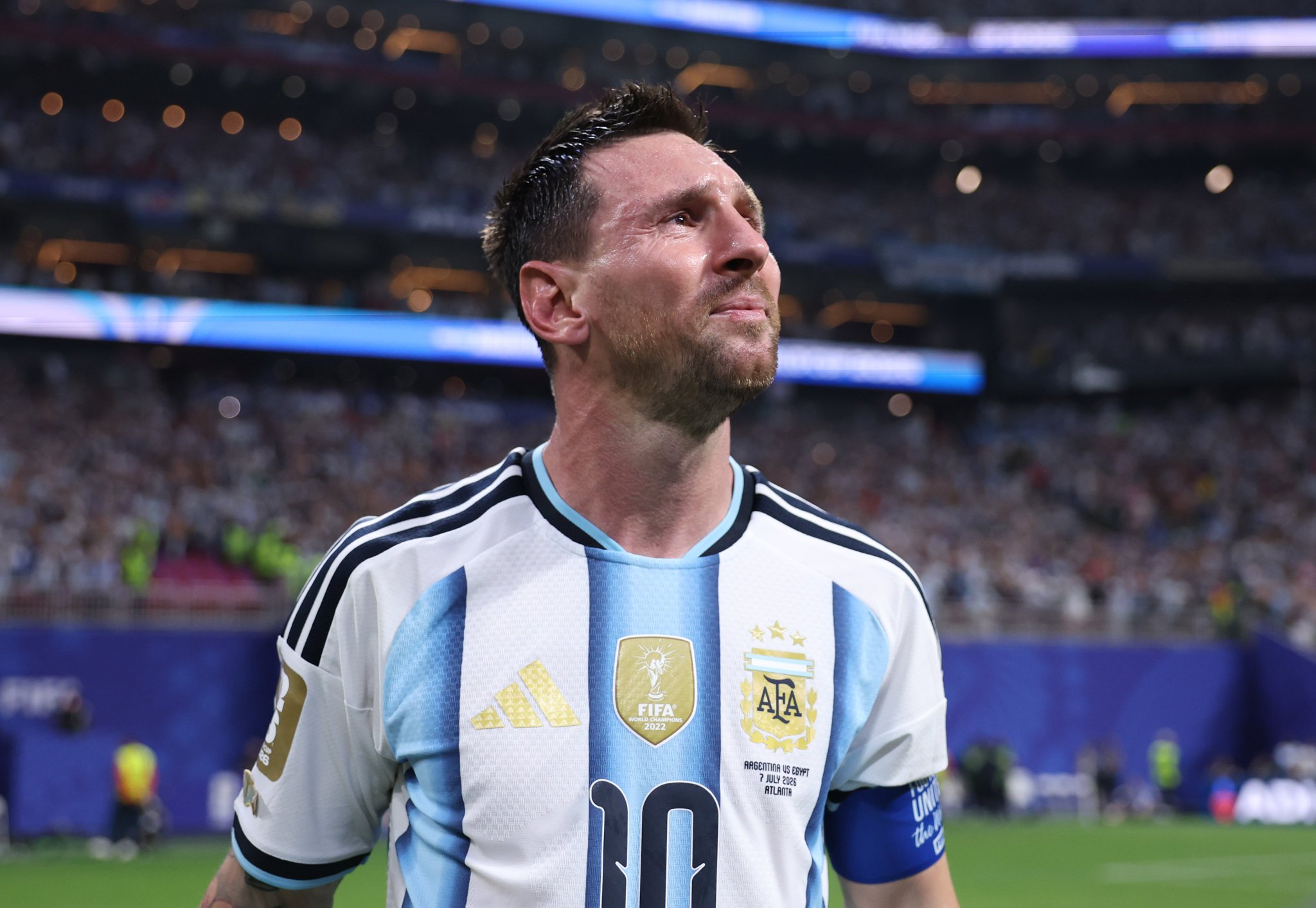 Holders Argentina survive huge scare to earn a 3-2 win ⁠over Egypt and reach the World Cup quarterfinals