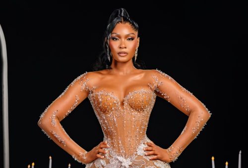 Osas Ighodaro Looked Every Bit the Bride in This Veekee James Gown for A Mama Deola Wedding Story Premiere | Pictures